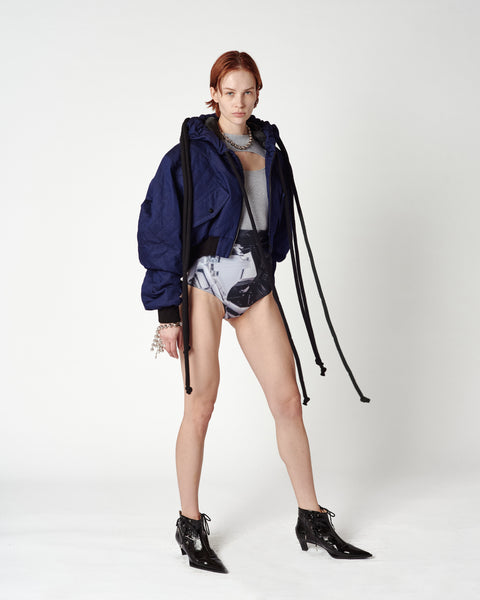 NAVY BOMBER JACKET – LARUICCI