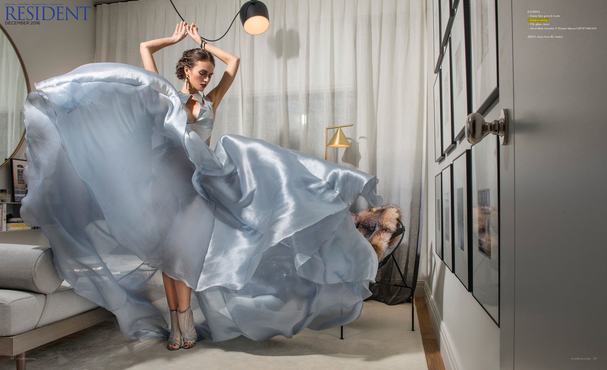 "Holiday Rhapsody" LARUICCI in Resident Magazine!