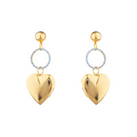 COMET HEART EARRINGS