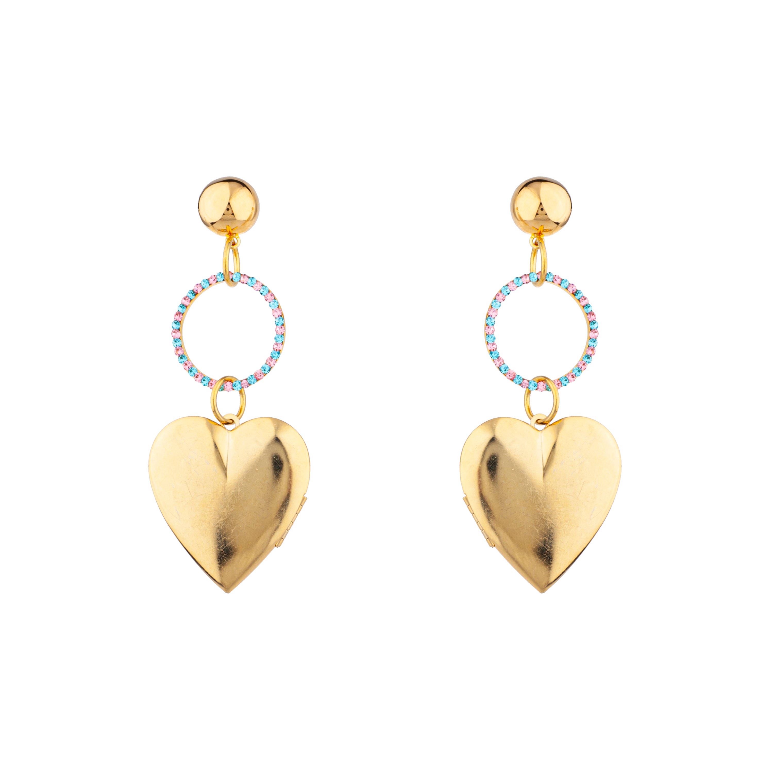 COMET HEART EARRINGS