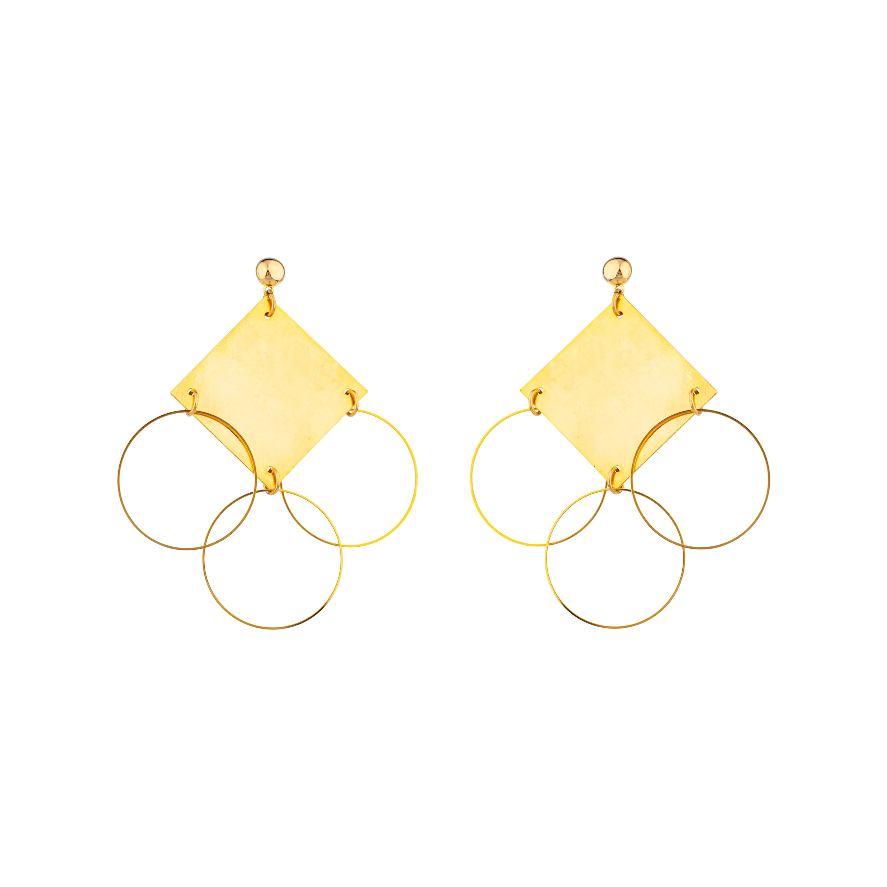 GEOMETRIC PANEL EARRINGS