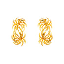 METAL COMET EARRINGS