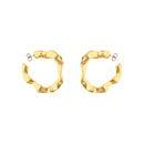 MELTED MOON EARRINGS