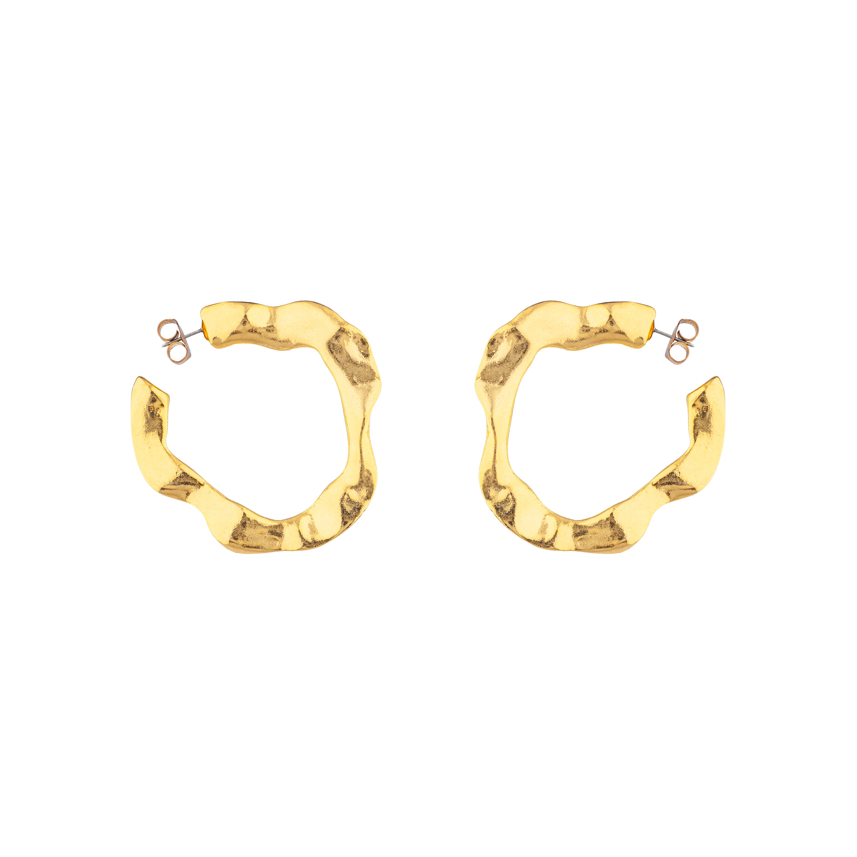 MELTED MOON EARRINGS