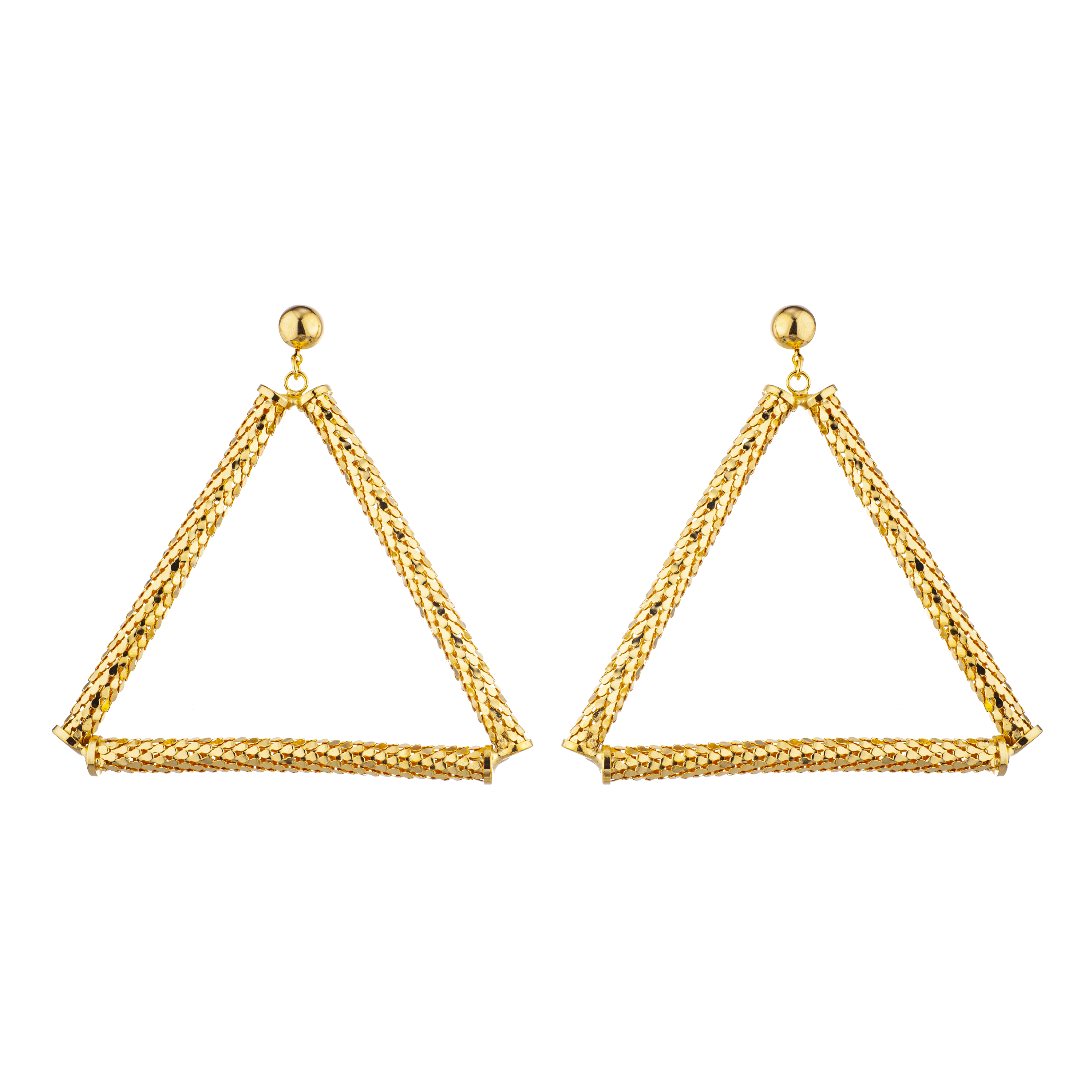 TRIPLE ROUND UP EARRINGS