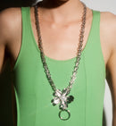 COLLIER FLEUR PHONOGRAPHIQUE