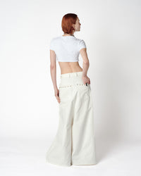 DENIM WIDE PANTS