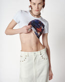 DENIM WIDE PANTS
