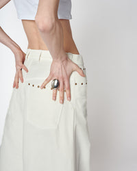 DENIM WIDE PANTS