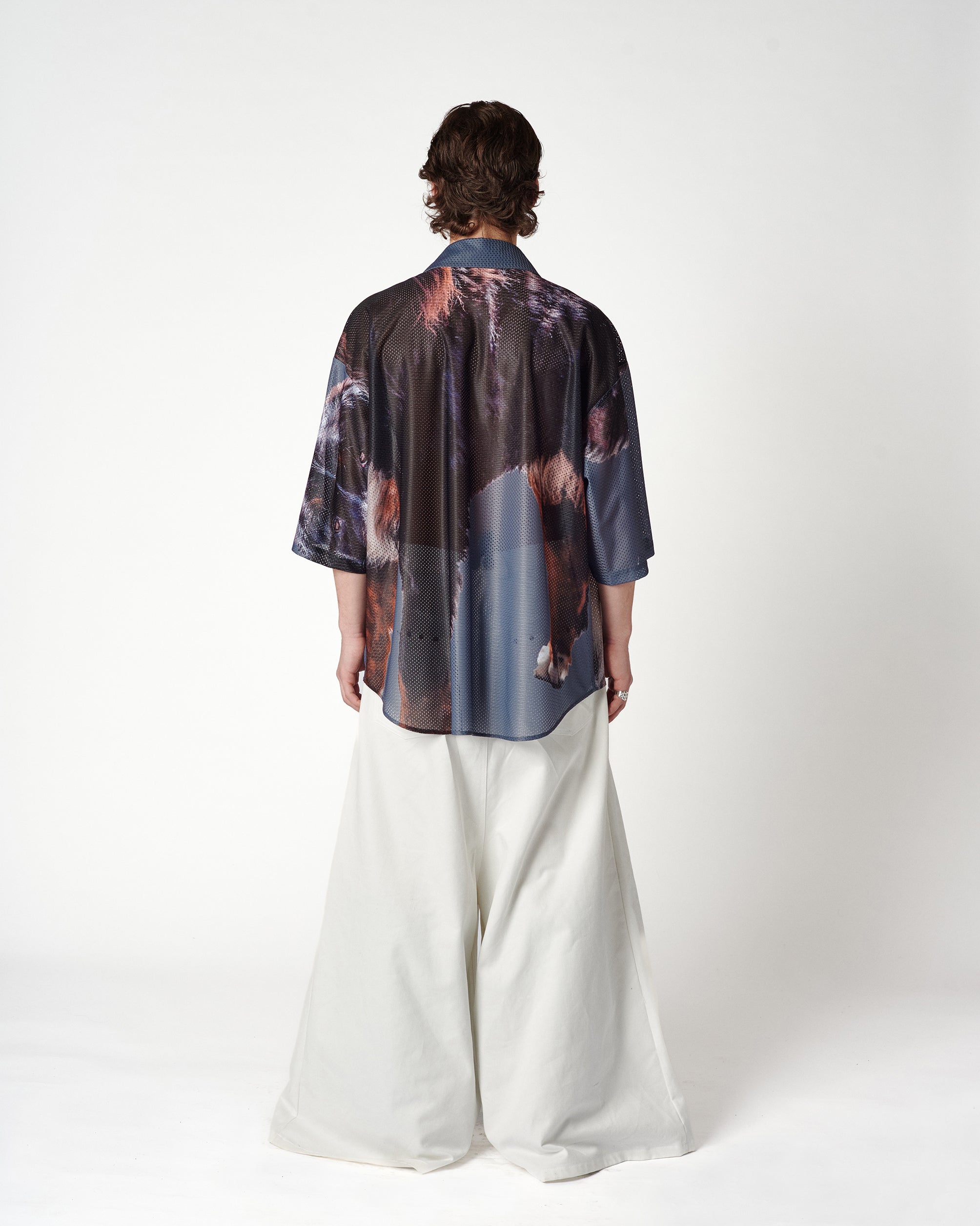 OVERSIZED MESH SHIRT