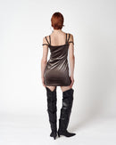 MINI-ROBE EN VELOURS