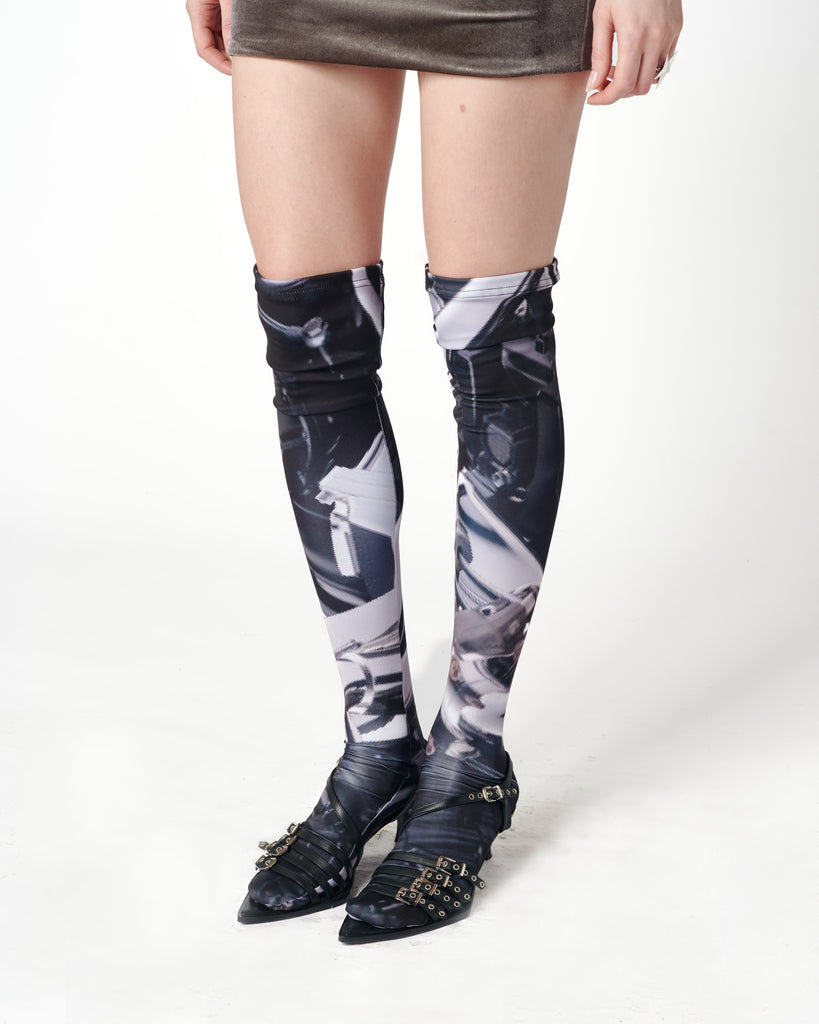 MECHANICAL PRINTED SOCKS