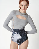 CUT-OUT BODYSUIT