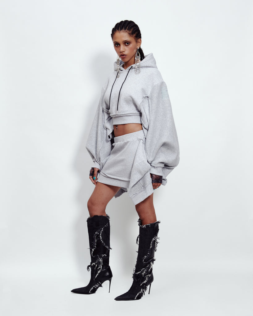 DECONSTRUCTED SWEATSHIRT