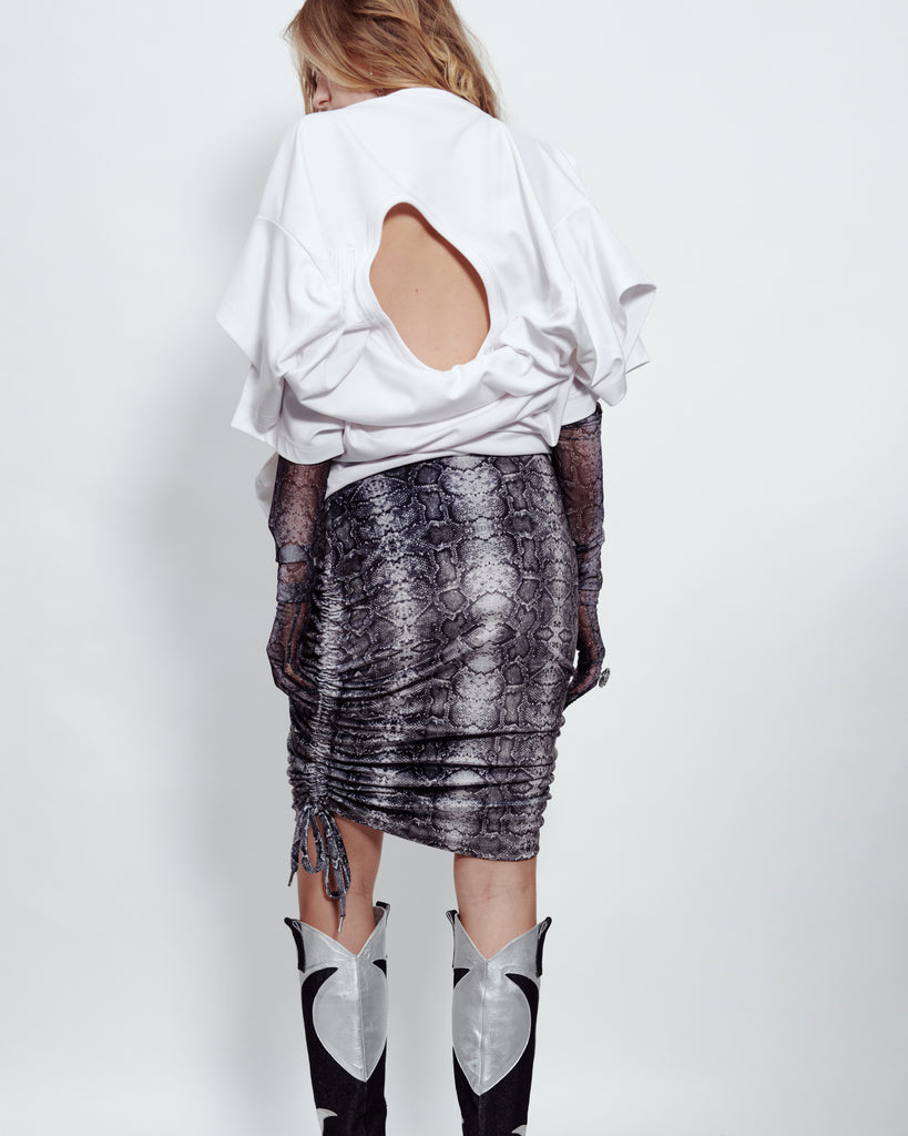 ADJUSTABLE MIDI SKIRT