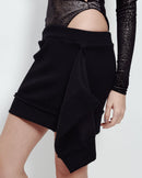 PANELED MINI SKIRT