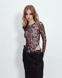 LEOPARD PRINT BODYSUIT