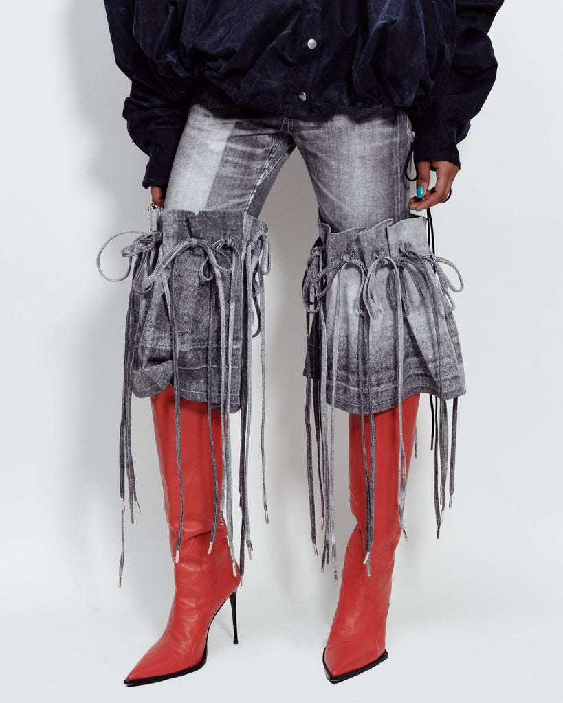 LAYERED CAPRI SHORTS