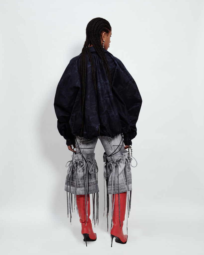 LAYERED CAPRI SHORTS