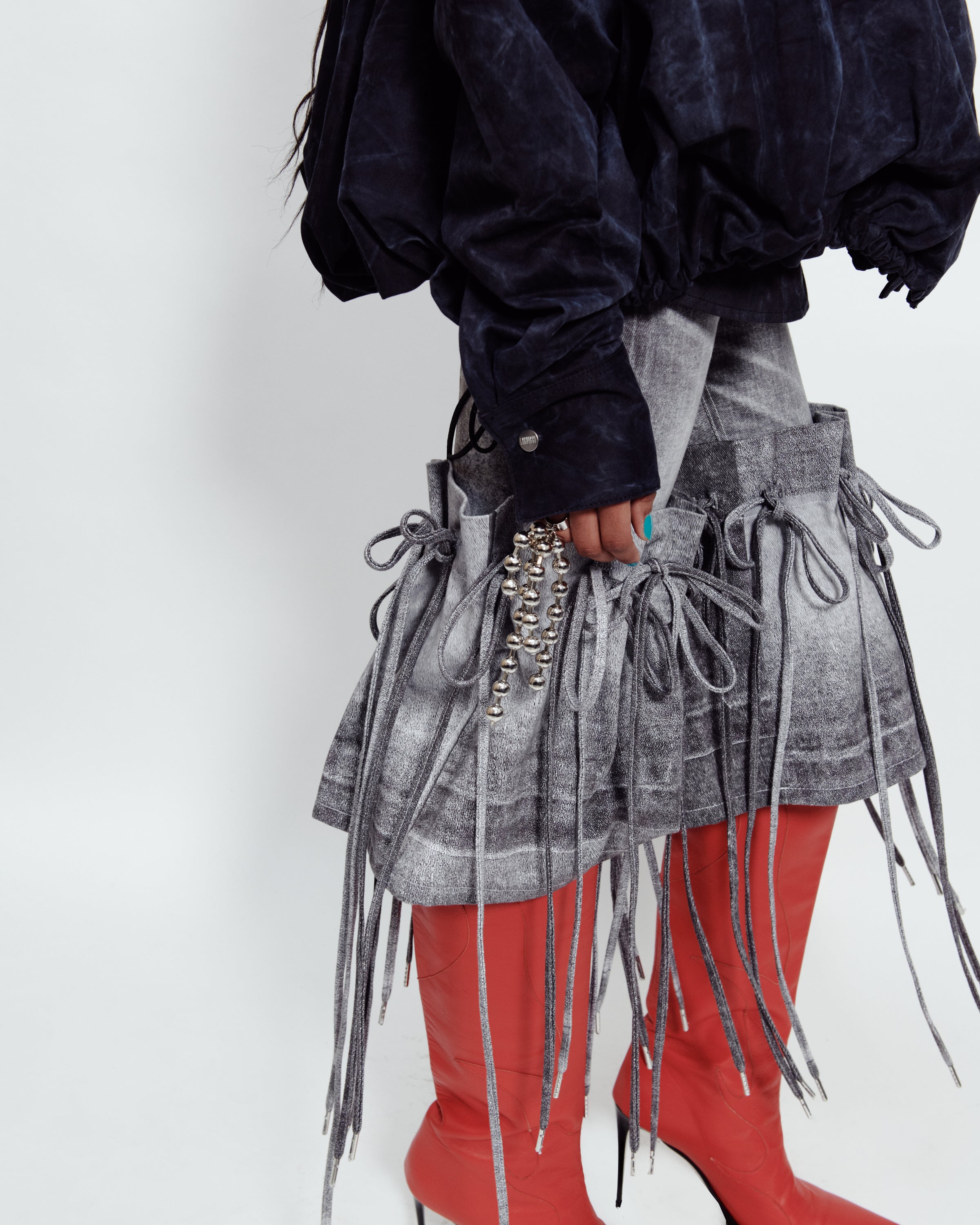 LAYERED CAPRI SHORTS