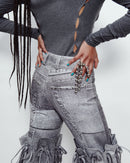 LAYERED CAPRI SHORTS