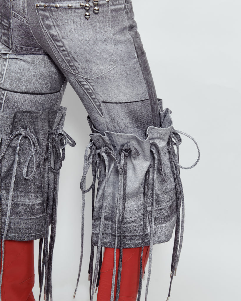 LAYERED CAPRI SHORTS