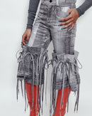 LAYERED CAPRI SHORTS