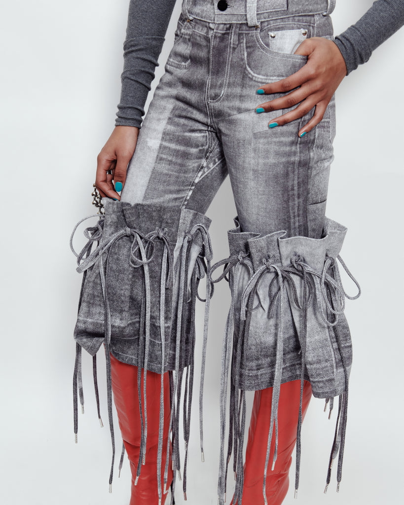 LAYERED CAPRI SHORTS