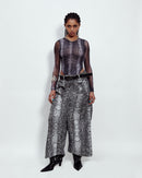 SNAKE PRINT BODYSUIT
