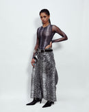 SNAKE PRINT BODYSUIT