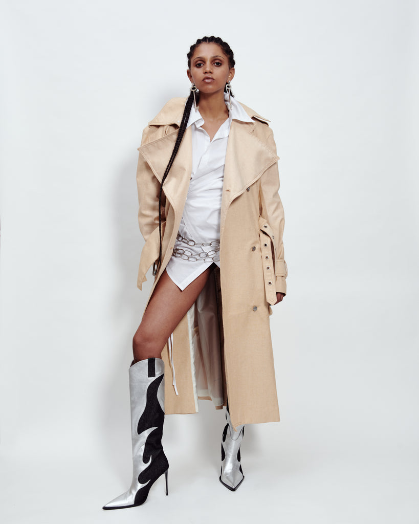 MULTI POCKET TRENCH COAT