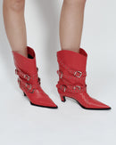 BUCKLE BELT BOOTS