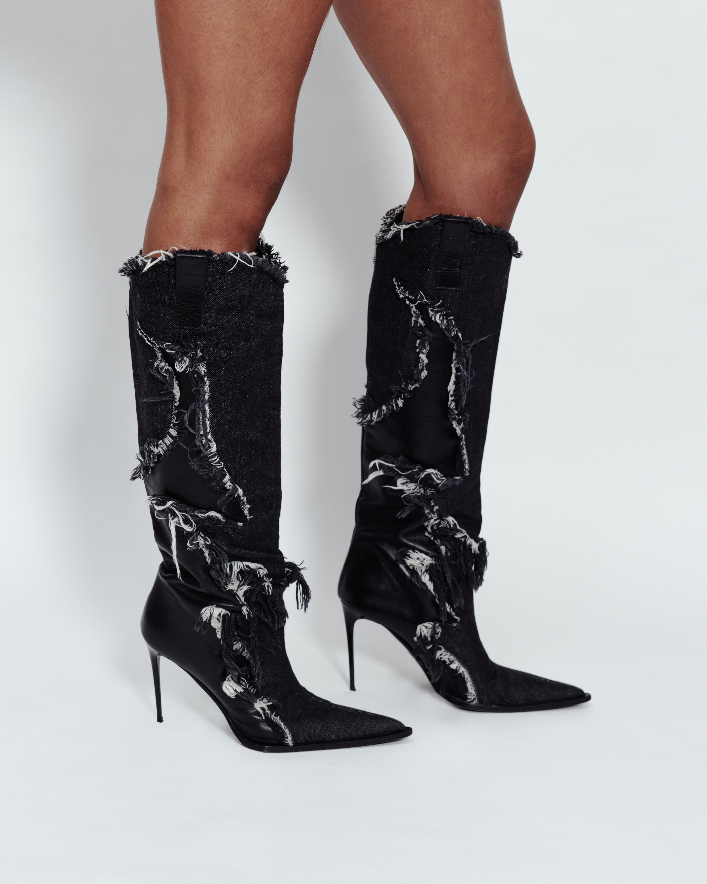 POINTED STILETTO BOOTS