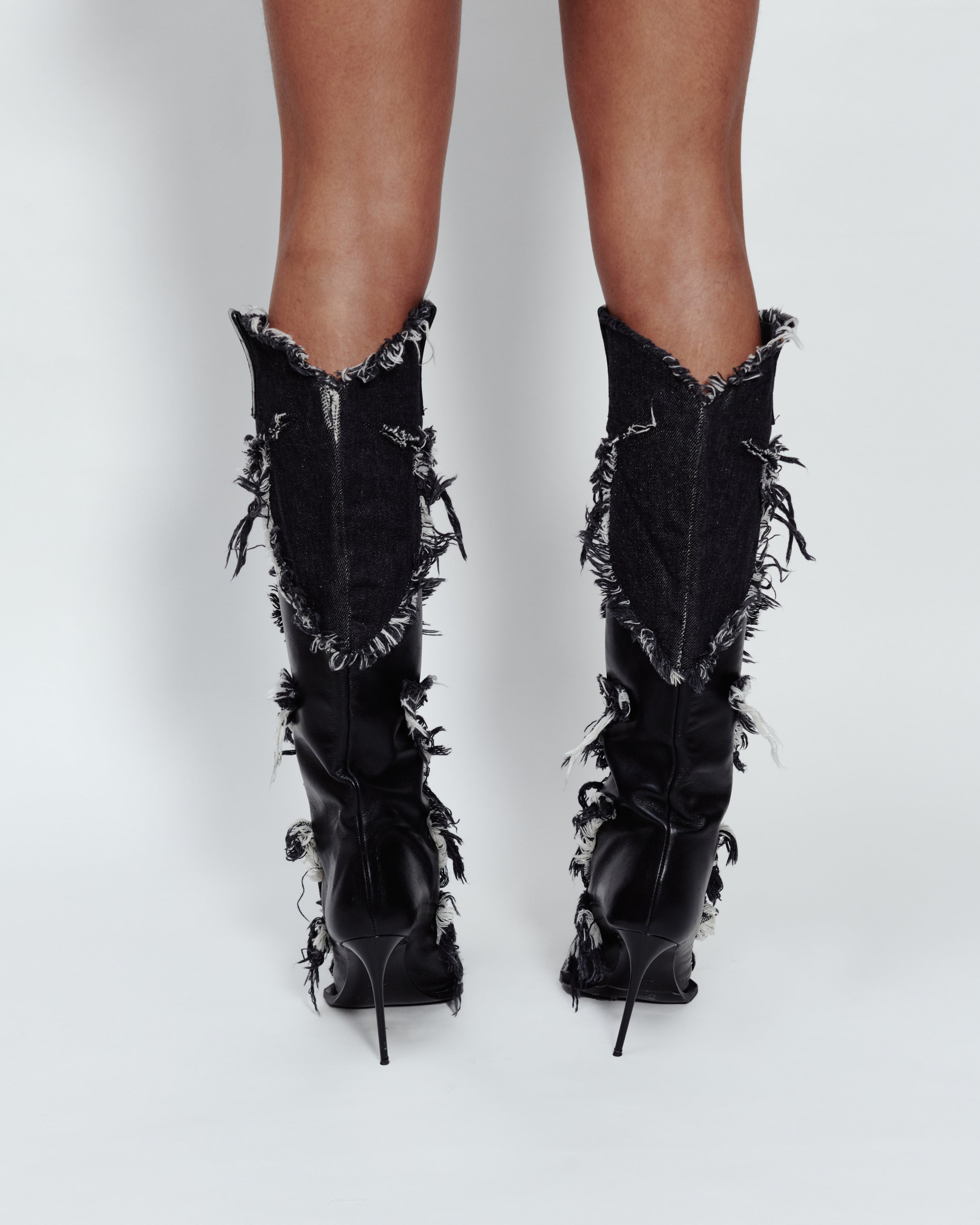 POINTED STILETTO BOOTS