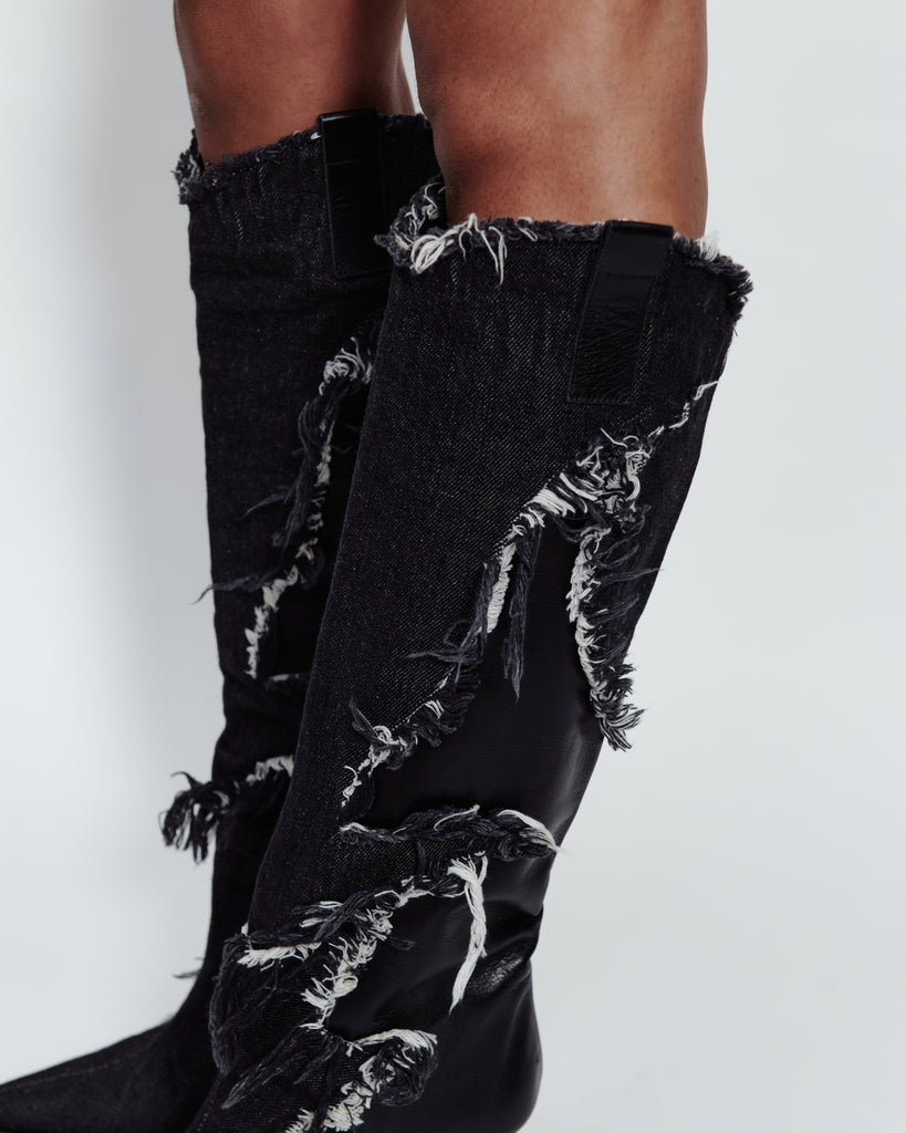 POINTED STILETTO BOOTS