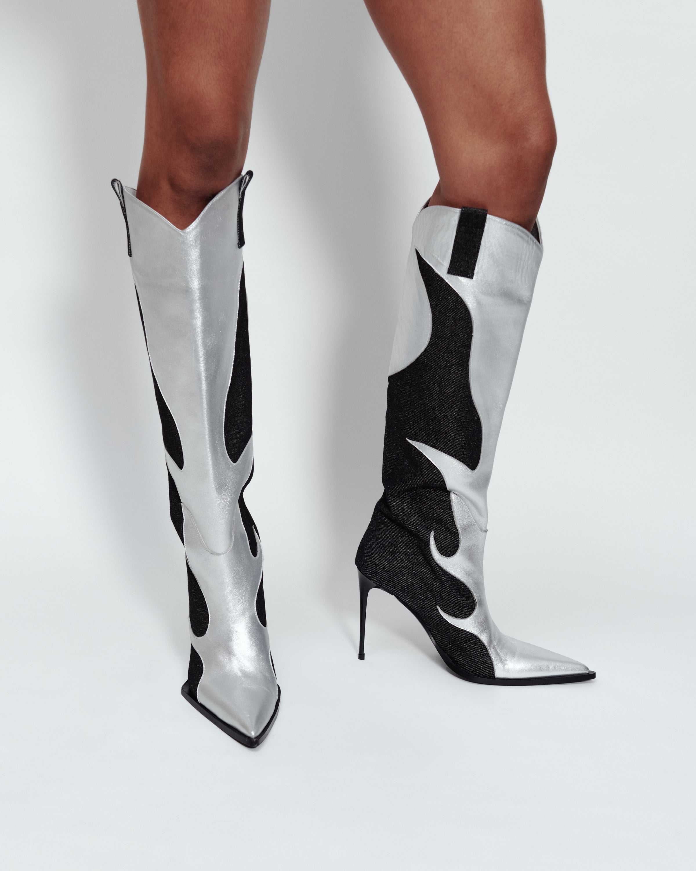 FLAME STILETTO BOOTS