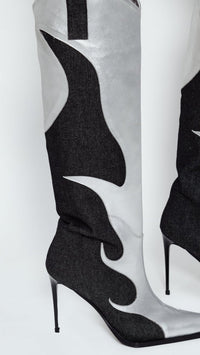 FLAME STILETTO BOOTS