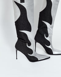 FLAME STILETTO BOOTS