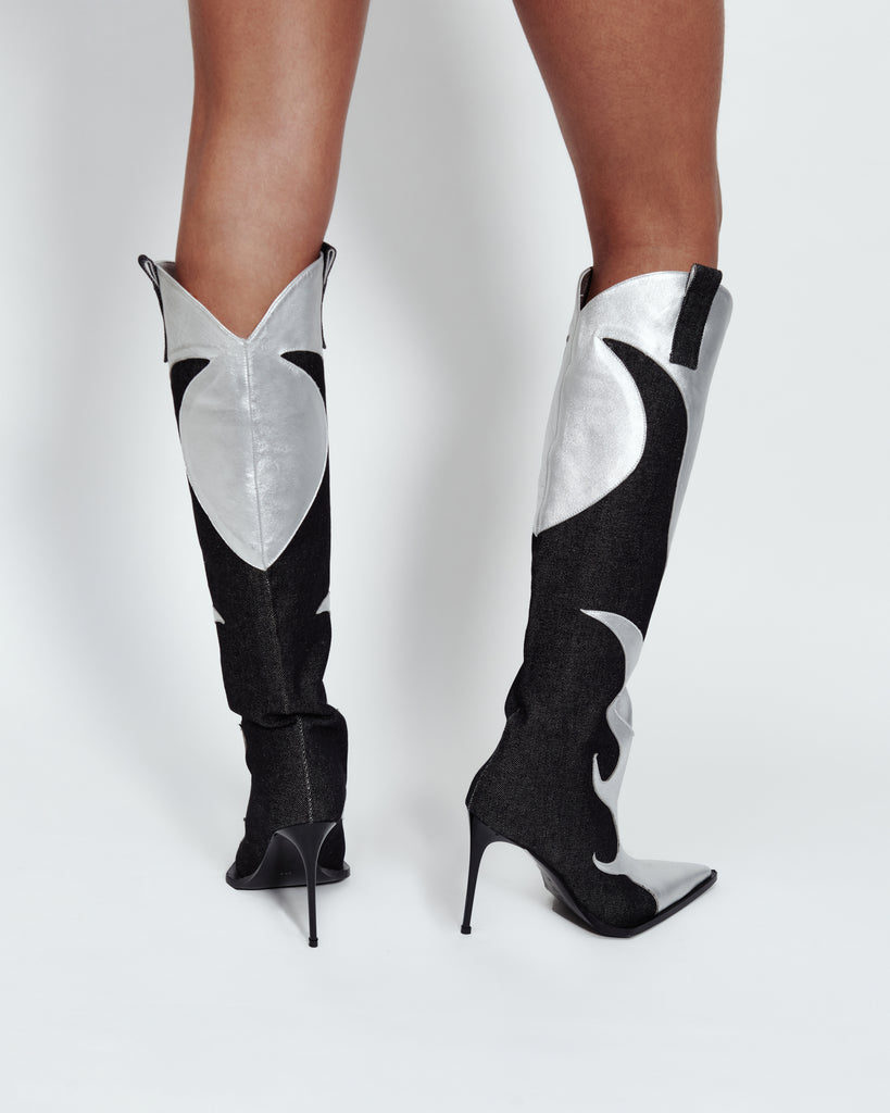 FLAME STILETTO BOOTS