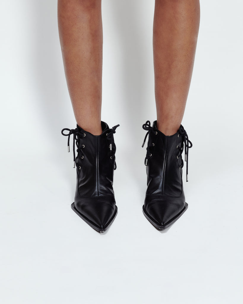 LACE UP ANKLE BOOTS