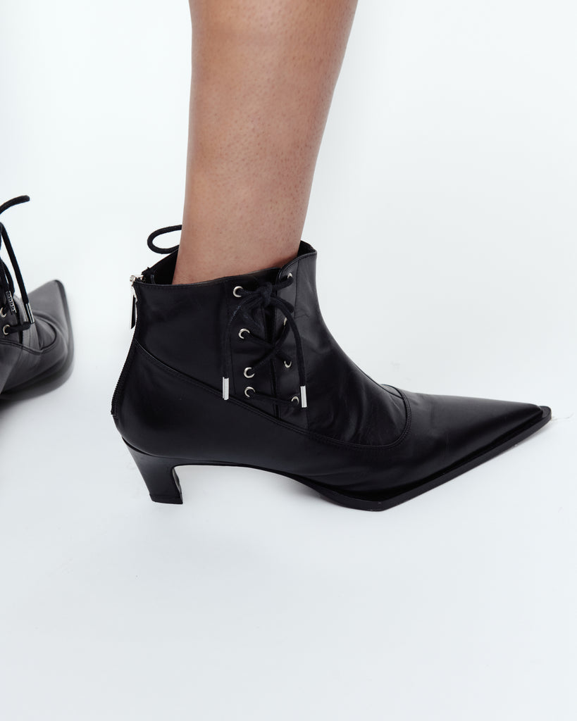 LACE UP ANKLE BOOTS