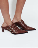BUCKLE BELT MULES