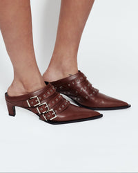 BUCKLE BELT MULES
