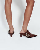 BUCKLE BELT MULES