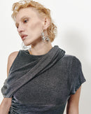 ROBE COURTE ASYMÉTRIQUE