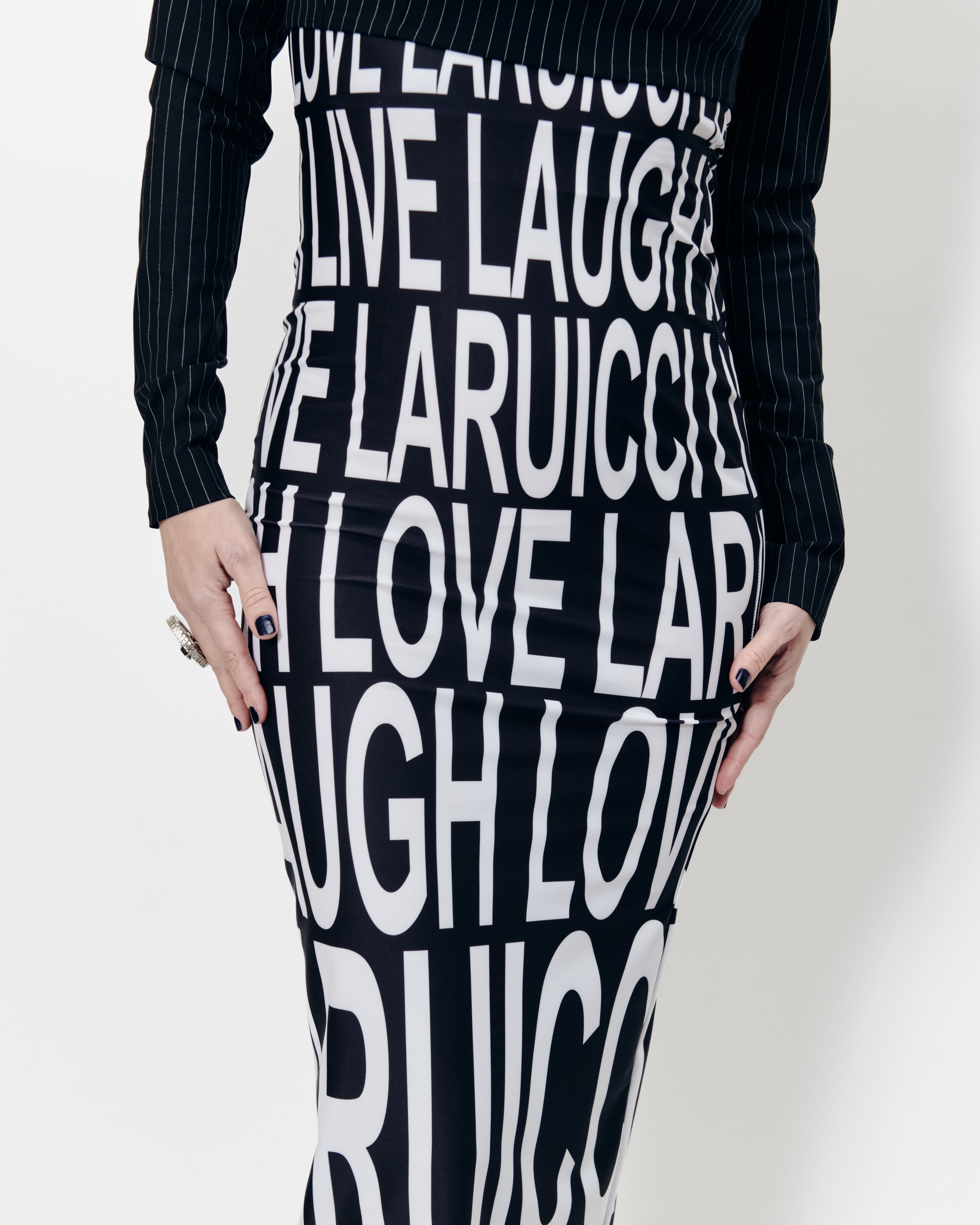 ROBE IMPRIMÉE SANS BRETELLES