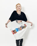 ROBE T-SHIRT IMPRIMÉE LOGO DEUX SENS