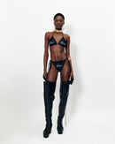 HAUT ET BAS DE BIKINI IMPRIMÉ « LIVE LAUGH LOVE »