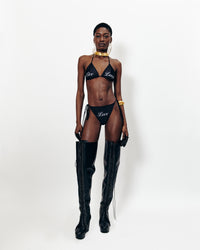 HAUT ET BAS DE BIKINI IMPRIMÉ « LIVE LAUGH LOVE »