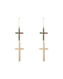 BOUCLES D'OREILLES PRIÈRE DE CRISTAL